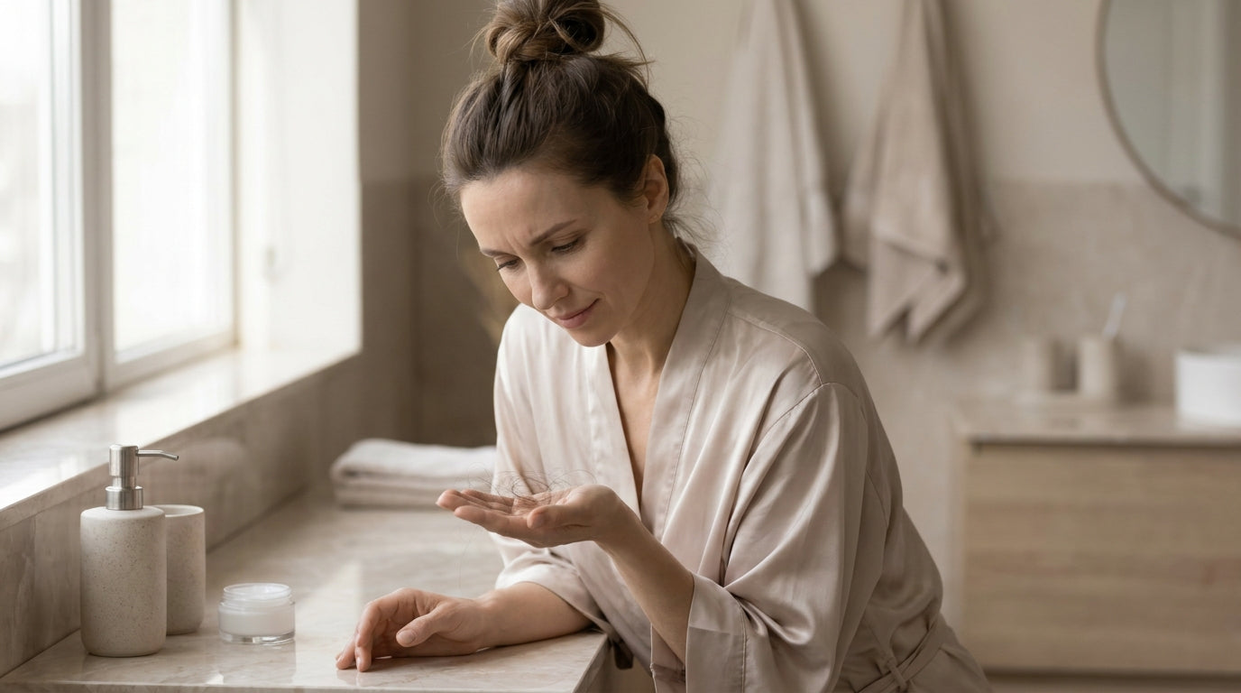Chute de cheveux chez la femme : causes hormonales et solutions