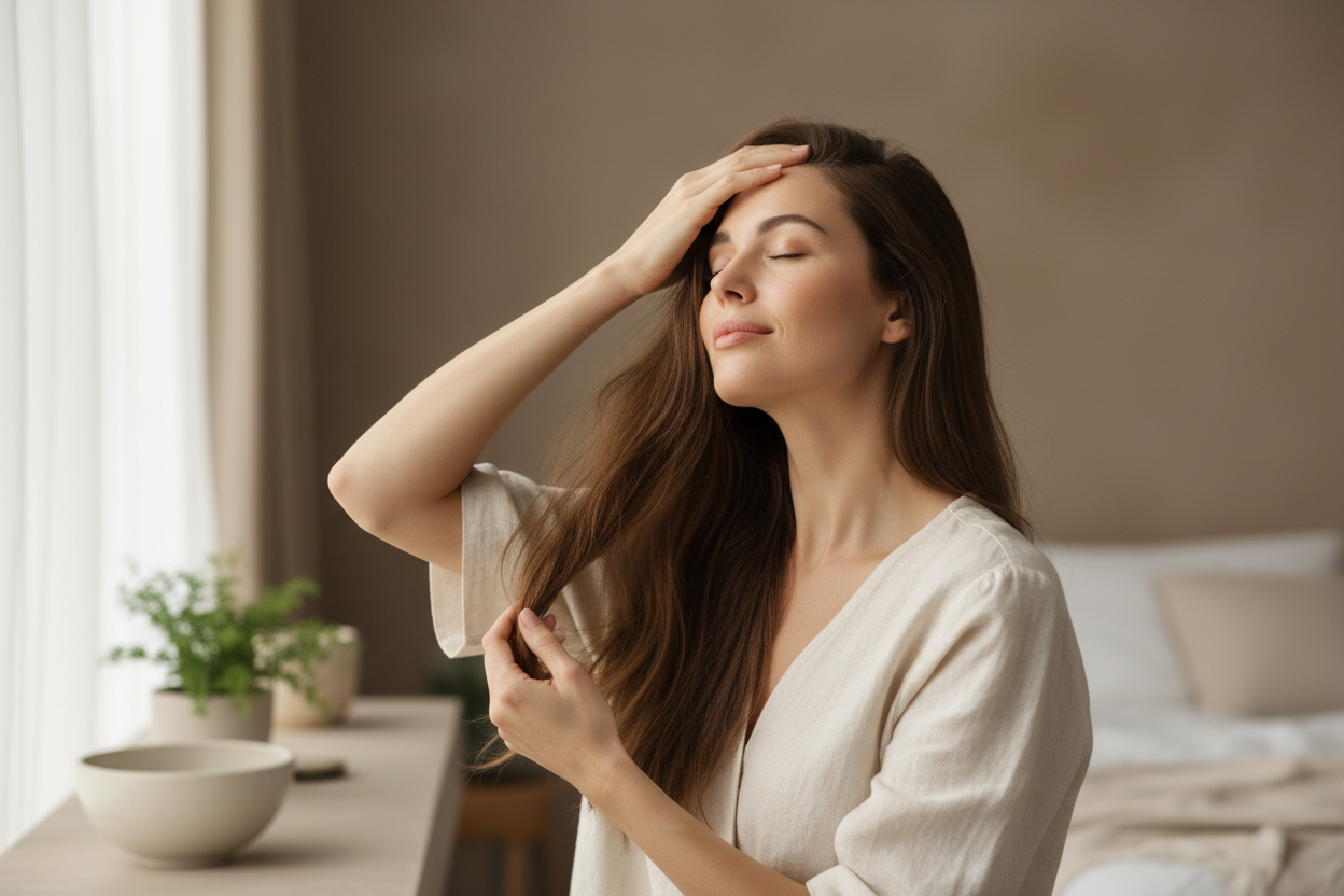 Stimuler la pousse des cheveux naturellement - astuces et soins NL & SENS