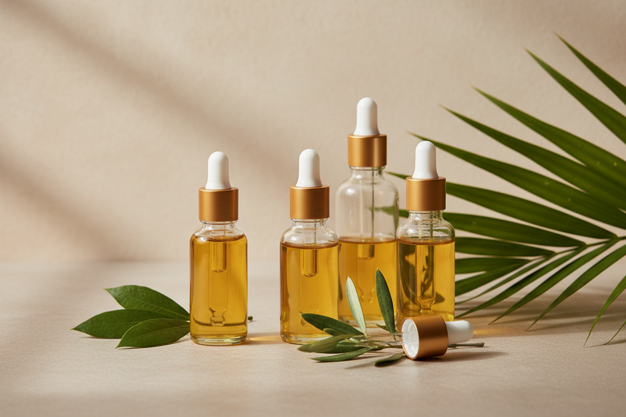Huiles végétales pour les cheveux - ricin argan coco jojoba bienfaits et utilisation