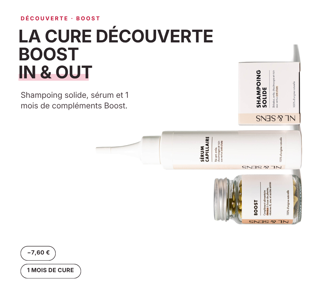 Pack découverte boost NL & SENS, packshot et promesse