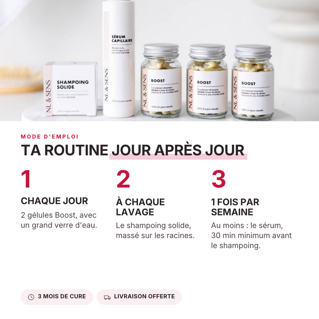 Pack complet boost NL & SENS, routine de la cure